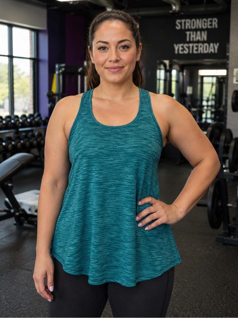 NWT Cestyle Sleeveless Flowy Basic Racerback Tank Top Women’s Size 2XL (16)